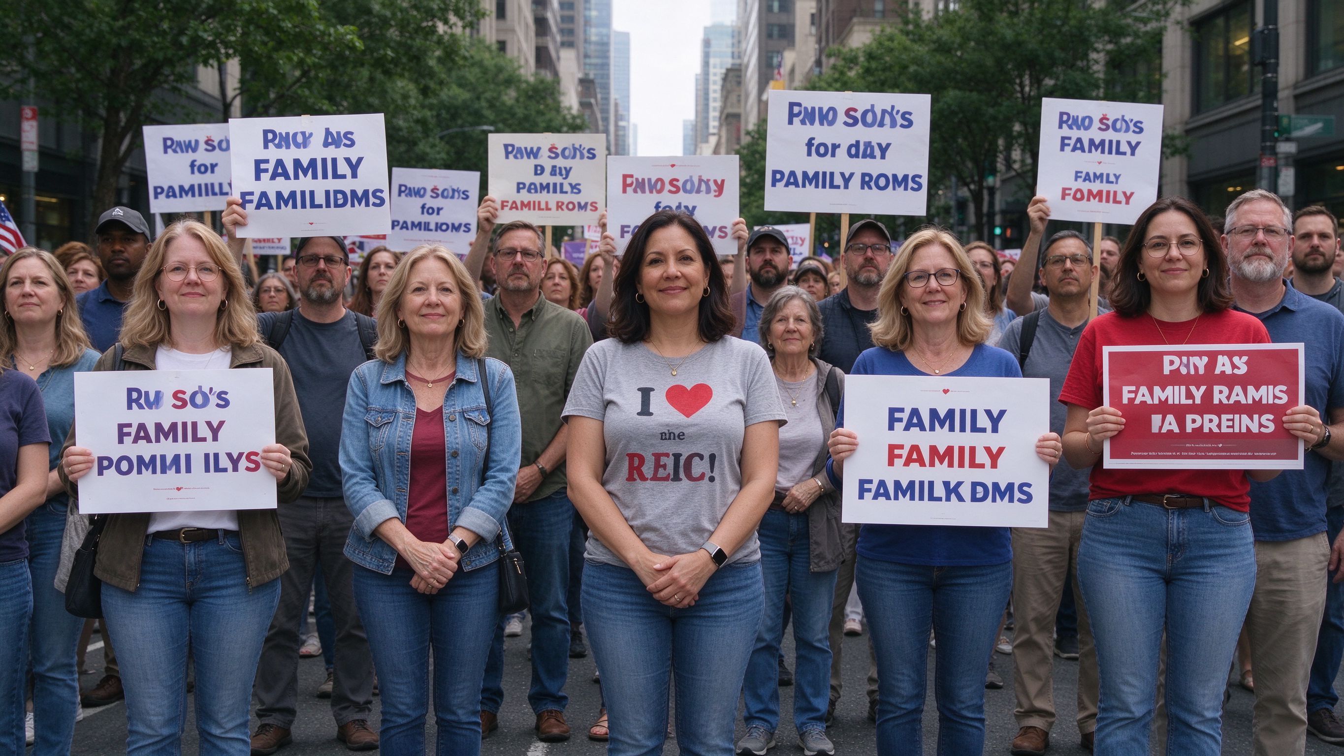 人权抗议，代孕权利示威